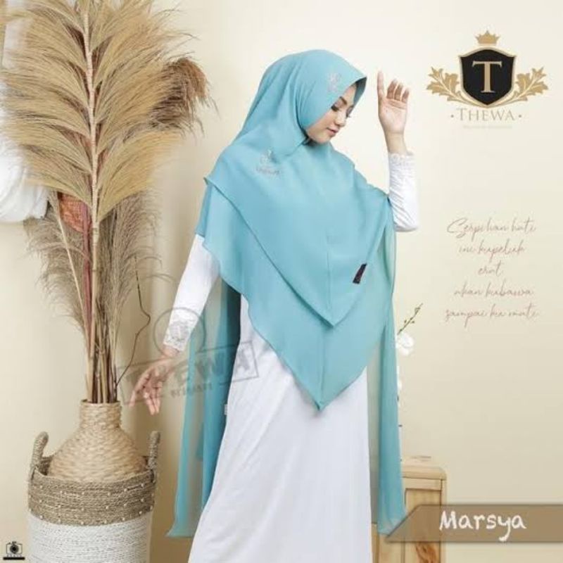 Jilbab Khimar Thewa Marsya Original