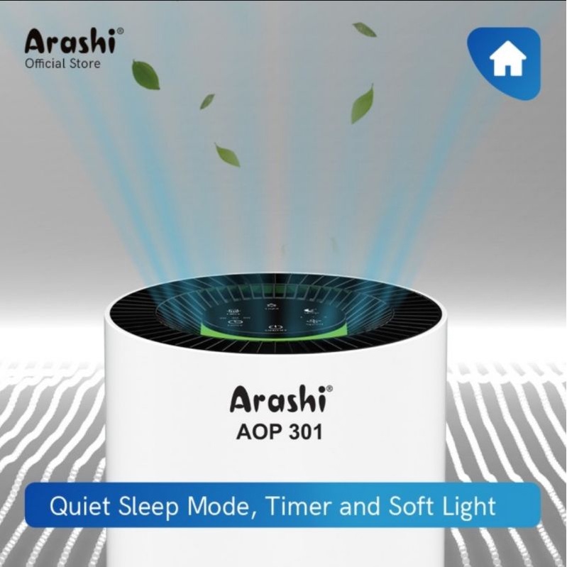 Air Purifier Portable ARASHI AOP 301 Rechargeable With Hepa Filter