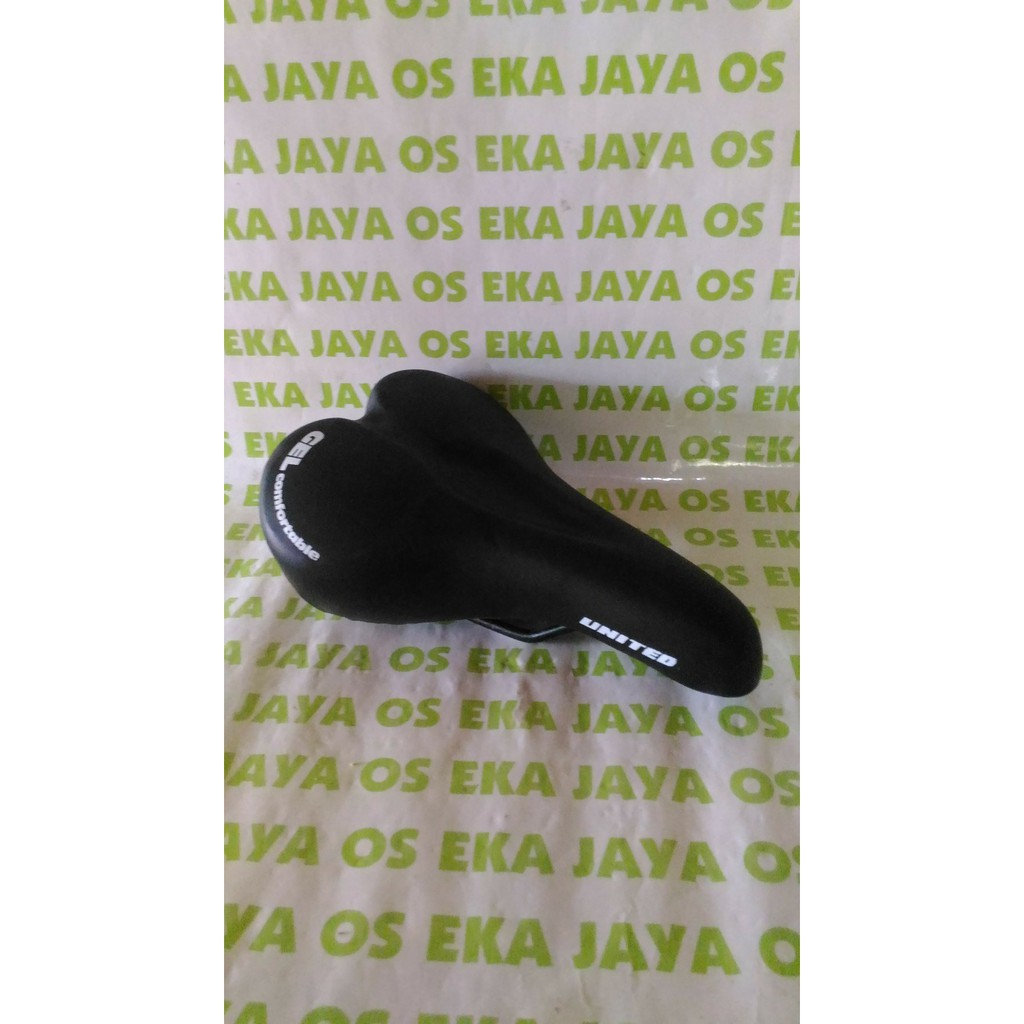 Saddle Gel Comfortable United- Sadel Gel - Saddle United Gel - Sadel Tebal Empuk Nyaman- Saddle Mtb