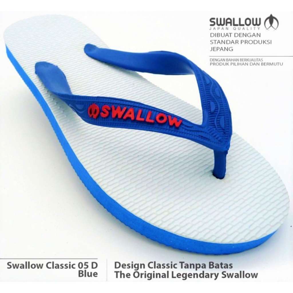 SANDAL JEPIT SWALLOW ORIGINAL UKURAN SERI NO 9 s/d 10.5 - SENDAL JEPIT