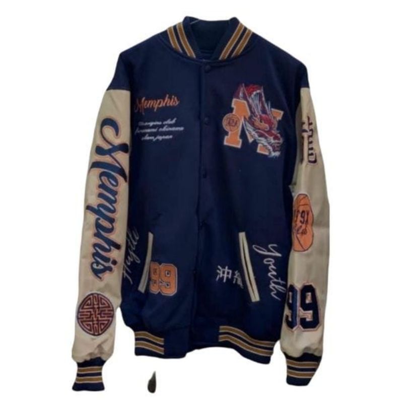 Varsity Jacket Okinawa Memphis Origin Sz M