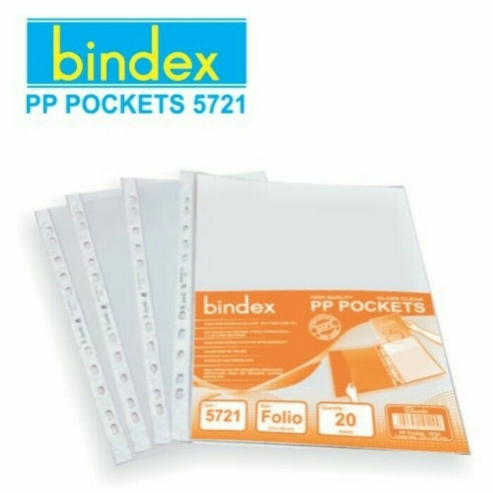 

PP POCKET DOCUMENT FOLIO BINDEX (isi 20 lembar)