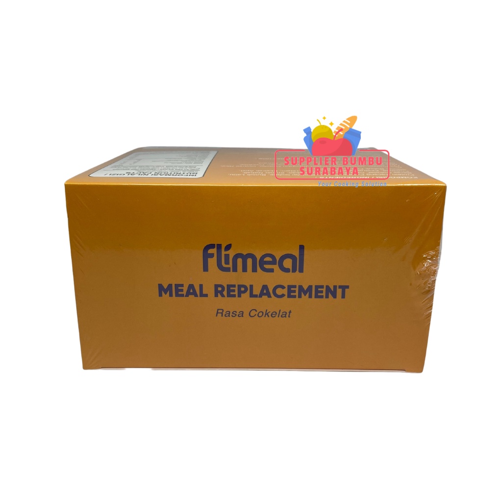 Flimeal Meal Replacement by Flimty Minuman Diet Detox Original 1 BOX isi 12 Sachet 50g