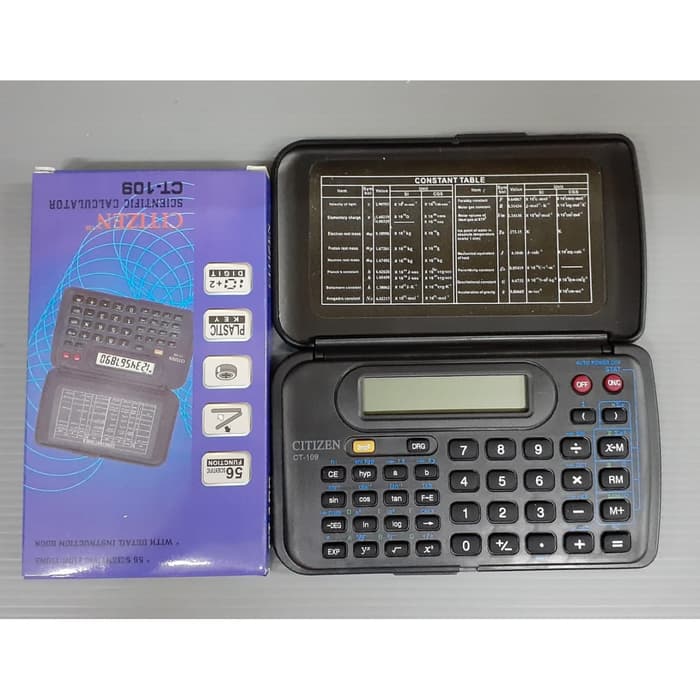 

KALKULATOR ILMIAH CITIZEN CT-109 | SCIENTIFIC CALCULATOR | STATIONERY