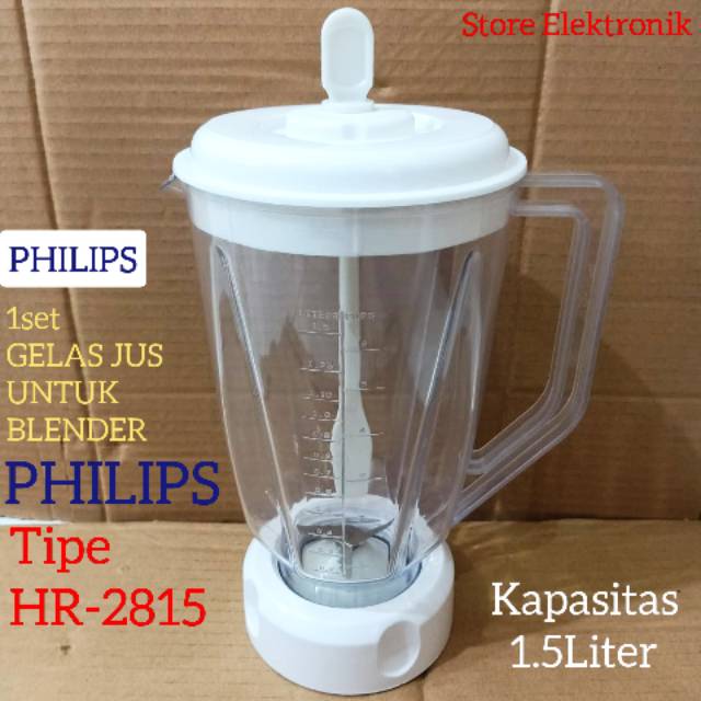 Gelas blender philips 1set untuk blender philips tipe HR-2815A/B