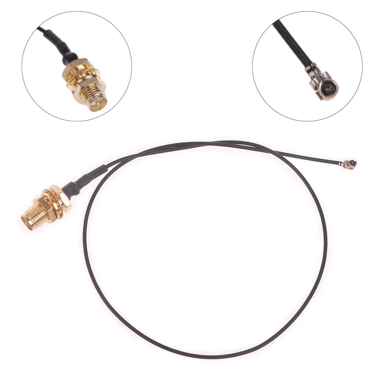 Btsg U.FL IPX IPEX IPEX1 Ke RP-SMA Female 2lubang Flange Panel Mount Kabel Antena WiFi Wireless Card Kabel Coaxial