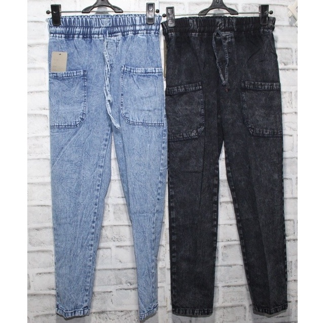 Dona Pants Snow / Celana Boyfriend Jeans Snow