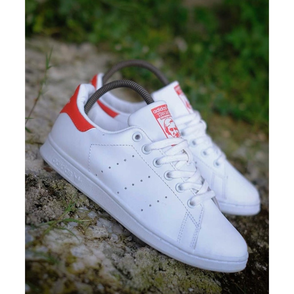 Adidas Stan smith white red