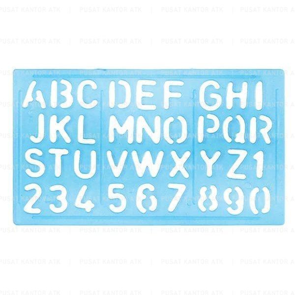 

Penggaris Cetakan Huruf Angka Butterfly HA290