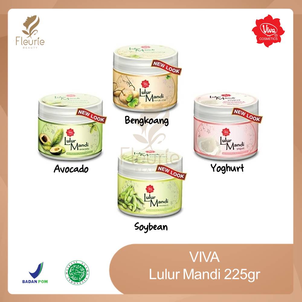 VIVA Lulur Mandi 225gr Original BPOM