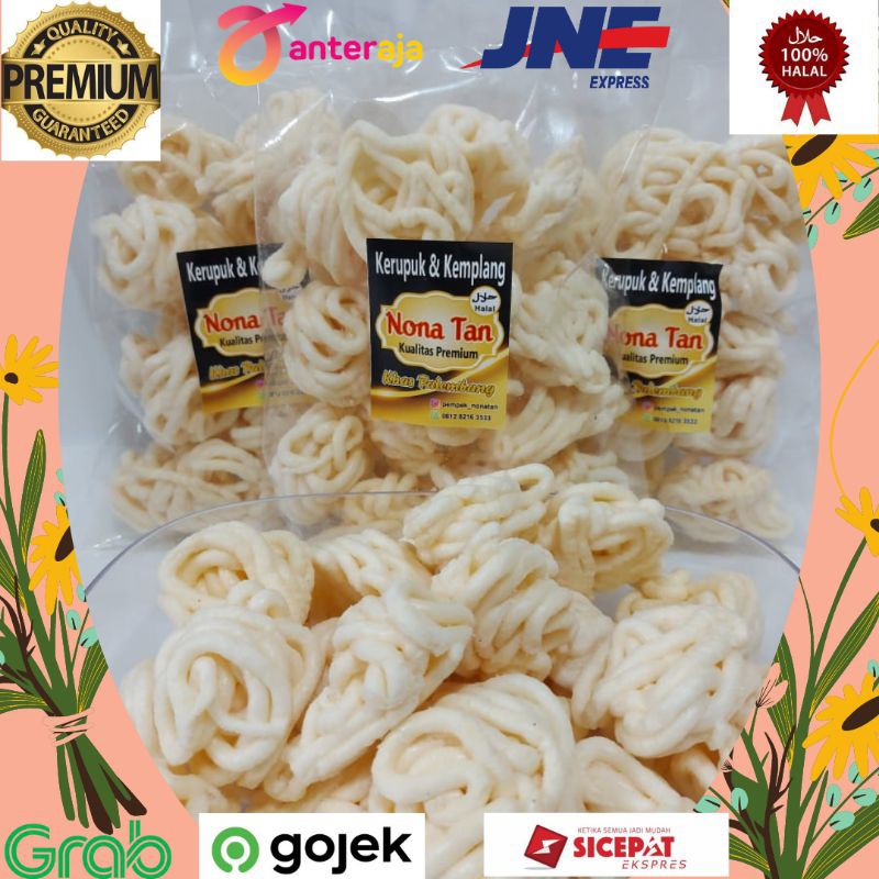 

Kerupuk Keriting Ikan Tenggiri Kualitas Premium 95gr