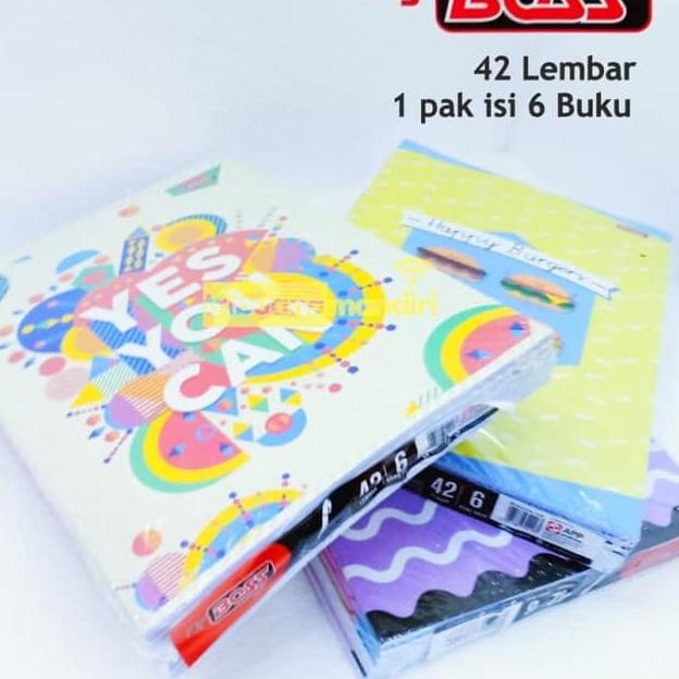 

[ZoW㊍] ISI 6 PCS BUKU BIG BOSS 42 LEMBAR ||Dijual Murah