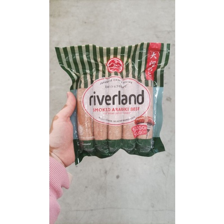 

Sosis Riverland Smoked Arabiki Beef Sausages - Sosis Daging Sapi Asap 360gr