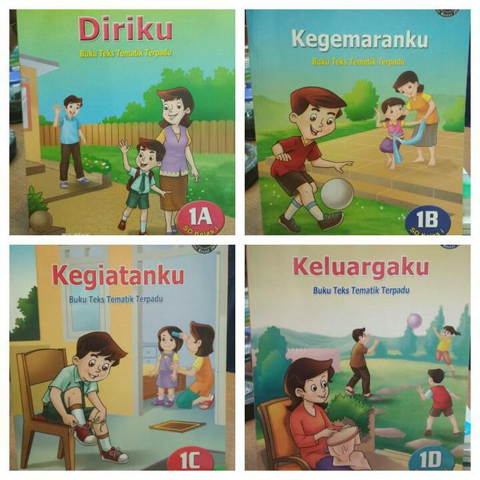 PROMO PAKET BUKU SD TEKS TEMATIK TERPADU KELAS 1 A B C D YUDHISTIRA