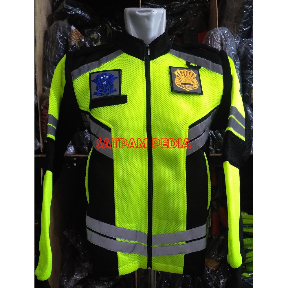 Rompi Jaket Double Mesh Polantas - Rompi Jaket Double Mesh