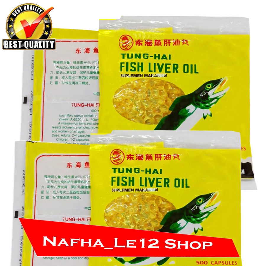 MINYAK IKAN UNTUK BULU KUCING ANJING HAMSTER BURUNG VITAMIN FISH LIVER OIL TUNGHAI TUNG-HAI CPKBD6O 