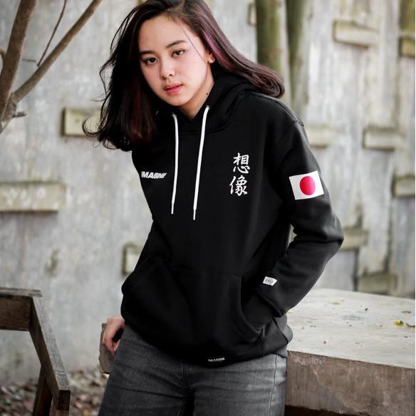 『 2.2 』 [Awalmasdim] Imagineco Black Pullover Hoodie "Jpn" (・ω・。)