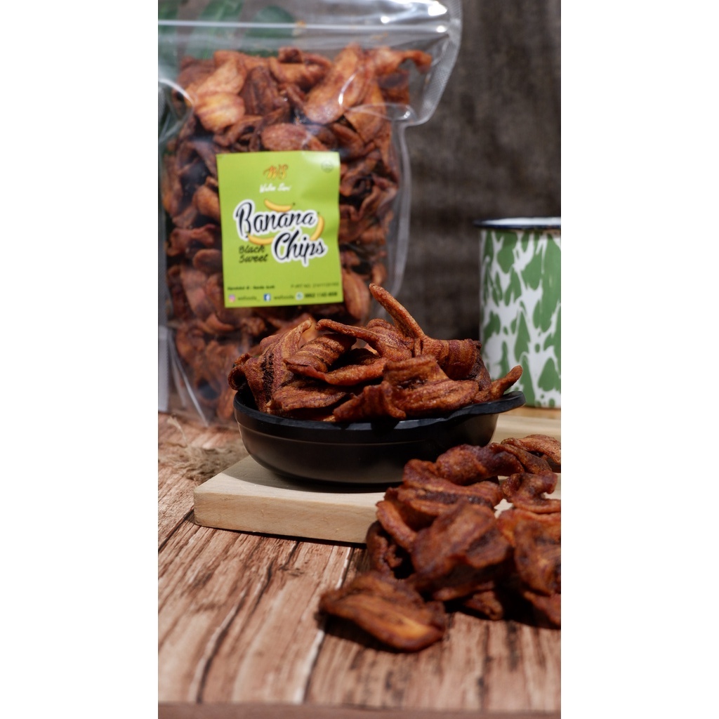 

BANANA CHIPS BLACK SWEET 150 GRAM