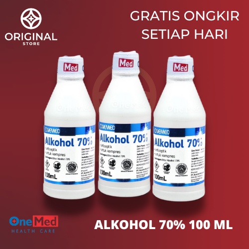 ALKOHOL 70% 100ML ANTISEPTIK ECER ONEMED