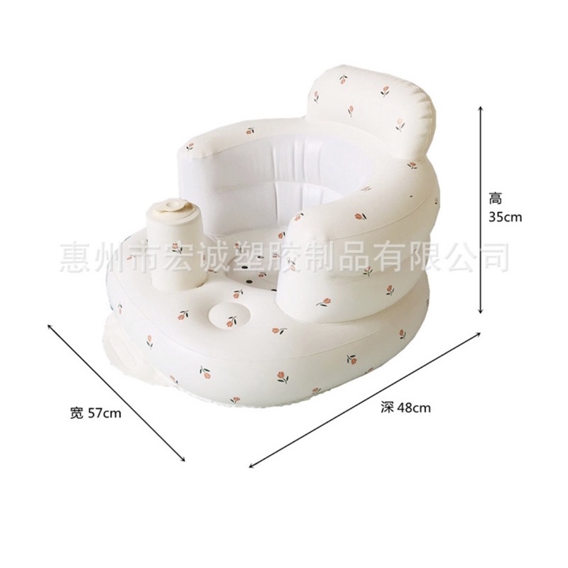 Korean inflatable baby chair seat/training chair bear