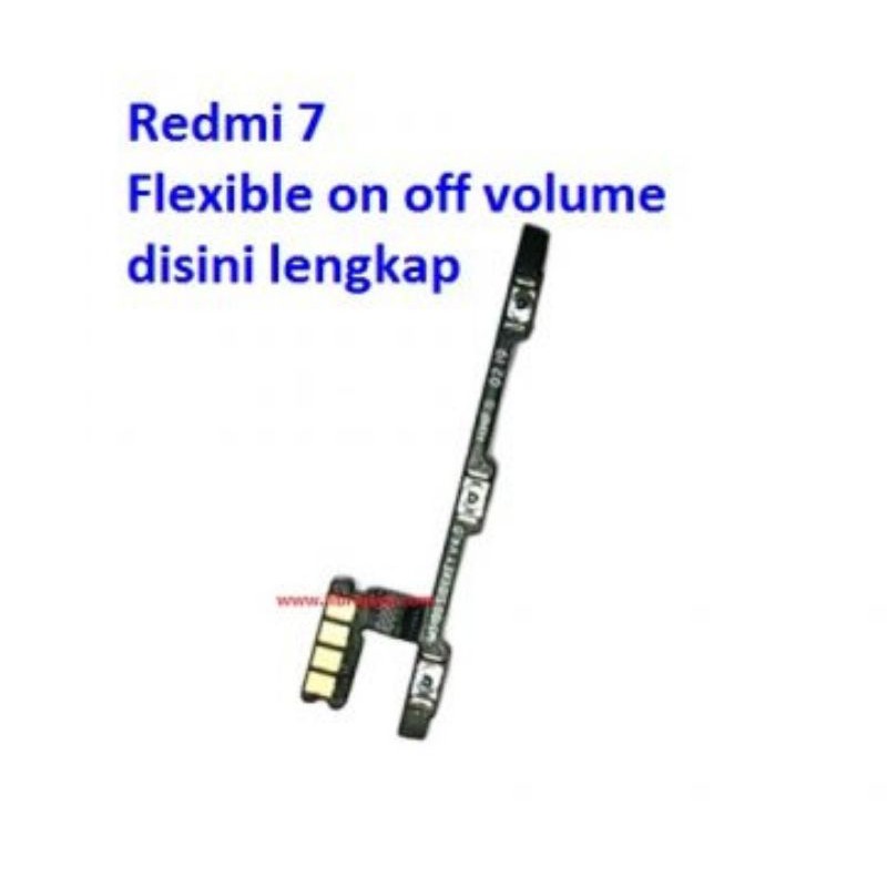 flexible on of volume xiaomi redmi 7 original