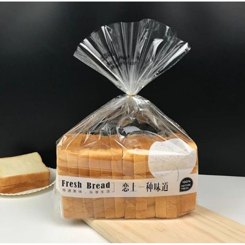 25pcs PLASTIK ROTI MANIS BAKERY BREAD FRESH