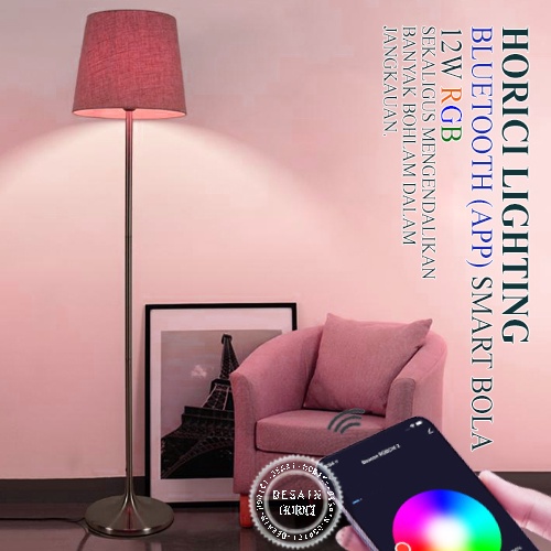 MEREK HORICI ASLI FULL 12W 16 WARNA LAMPU BOLA LED BLUETOOTH / SMART LED  BULB RGB SMART HOME BOHLAM PINTAR TUYA