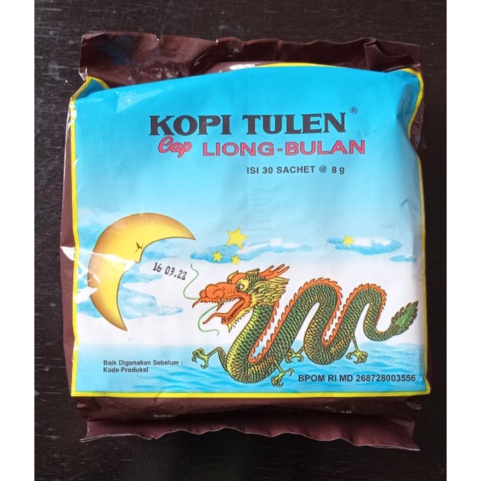 

Kopi tulen liong bulan (tanpa gula) 30 sachet