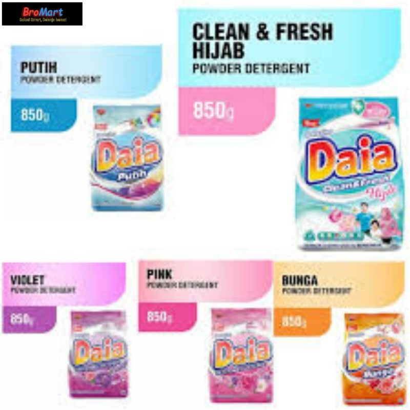 Daia Deterjen Bubuk 850 g
