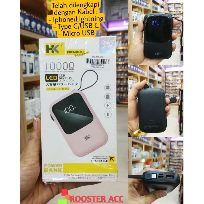 POWERBANK HK D16 10.000 MAH