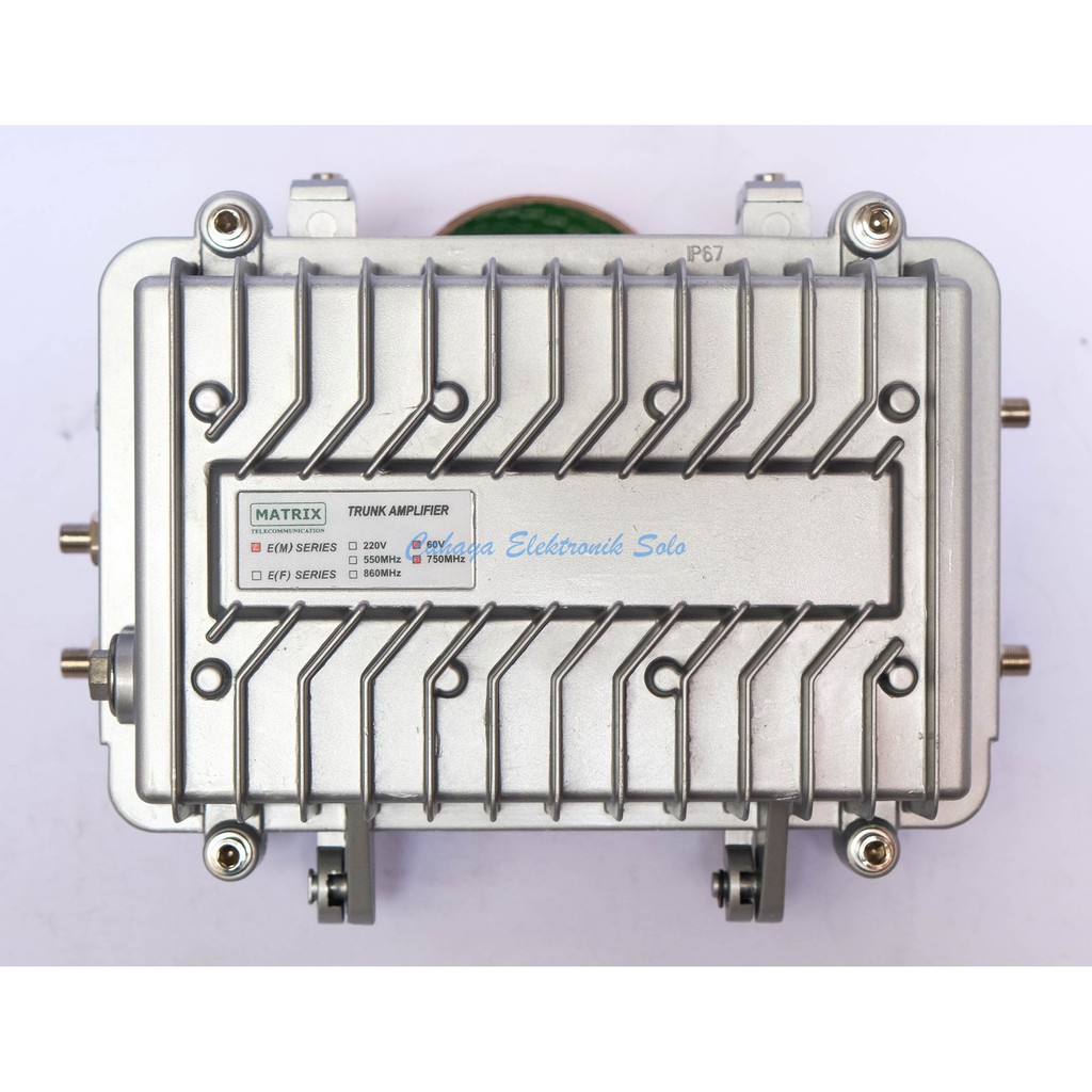 Jual Booster Matrix E(M) Outdoor 750Mhz 60V Travo Boster EM CATV Kabel ...