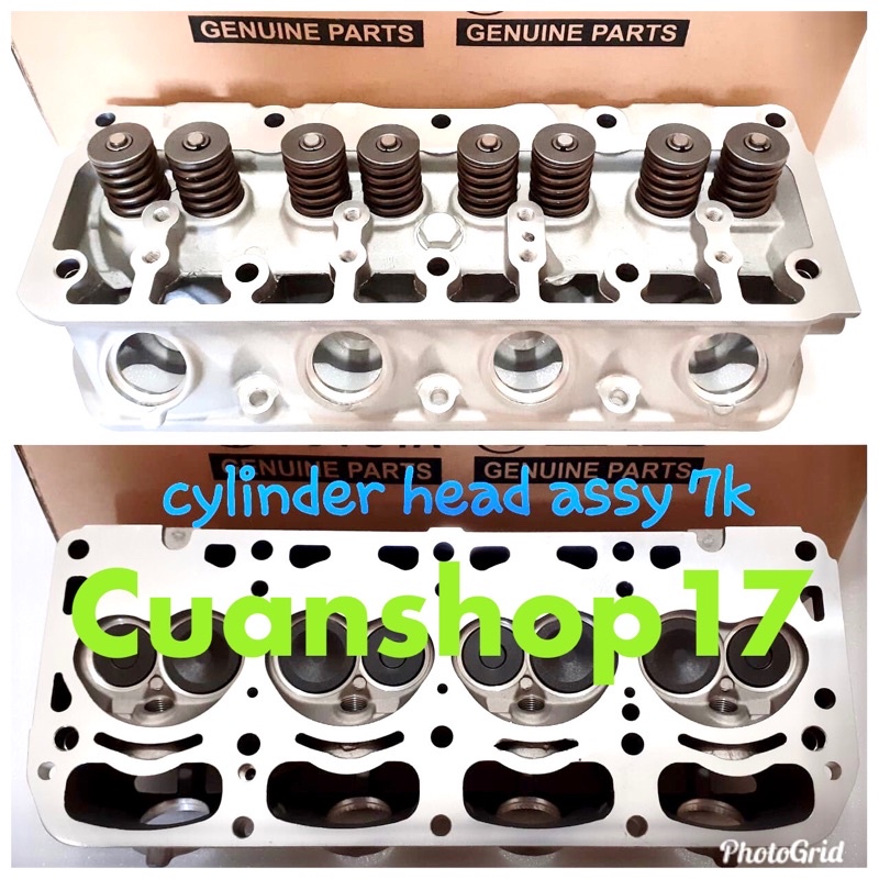 CYLINDER HEAD DEKSEL KOMPLIT TOYOTA KIJANG KAPSUL 7K