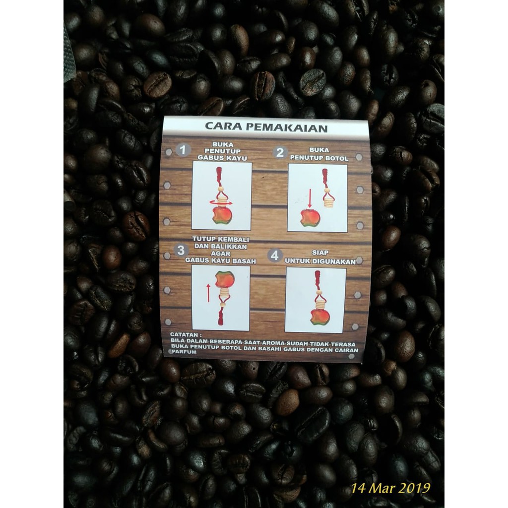 Parfum Mobil Kopi/Pengharum Mobil Gantung/Pewangi Mobil Kopi/Parfum liquid Premium