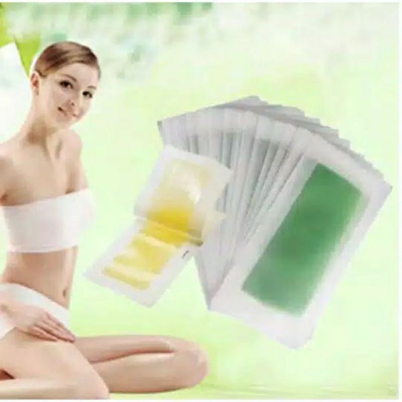 COLD WAXING STRIPS ISI 20PCS PAPER WAX PENCABUT BULU TUBUH KOSMETIK