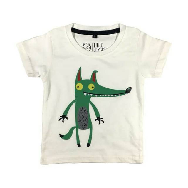 Littlejergio Kaos Anak Coyote White L024