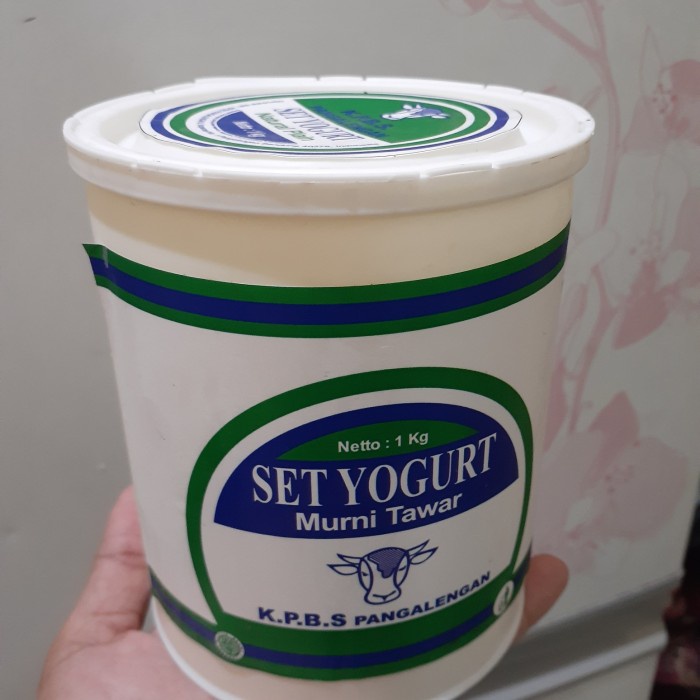 

fe20111 Set Yoghurt Plain Murni 1 Kg Kpbs Pangalengan Xa201As