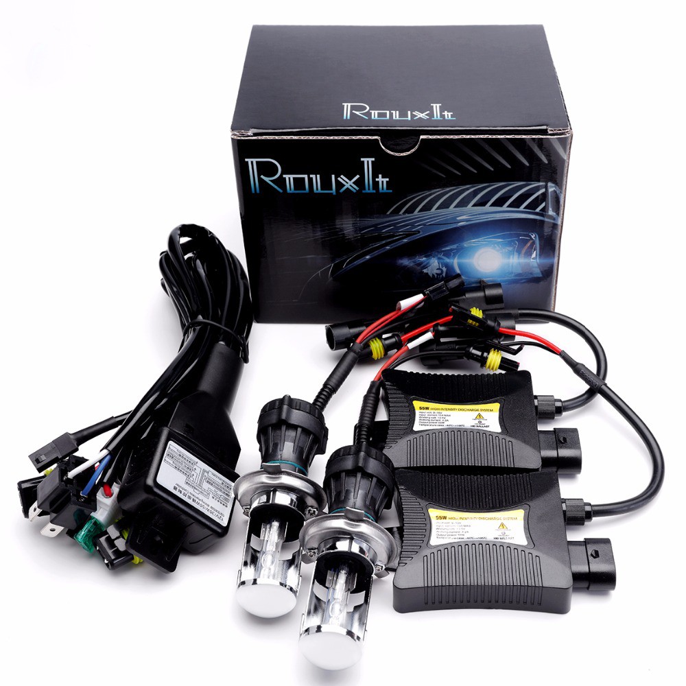 IMPORT DC 12V 55W bi xenon H4 55w bixenon hid kit H4-3 high/low hid Kit 4300k 5000k 6000k 8000k