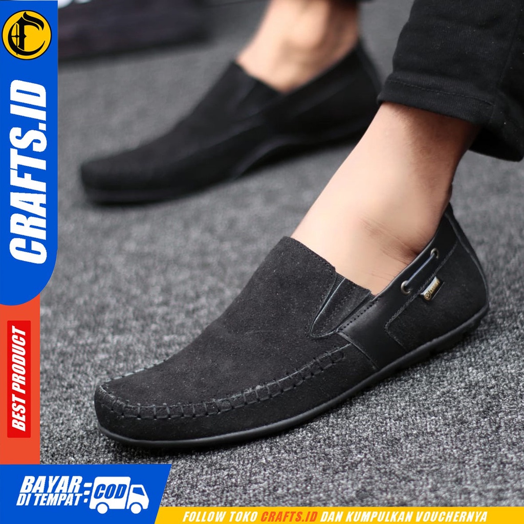 CRAFTS asta - Sepatu Casual Slip On Slop Santai Pria