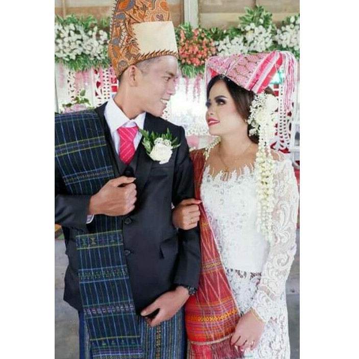 Songket tapak catur sutera tappak sattur biasa atau kombinasi jukkit kristal hiou simalungun pengant