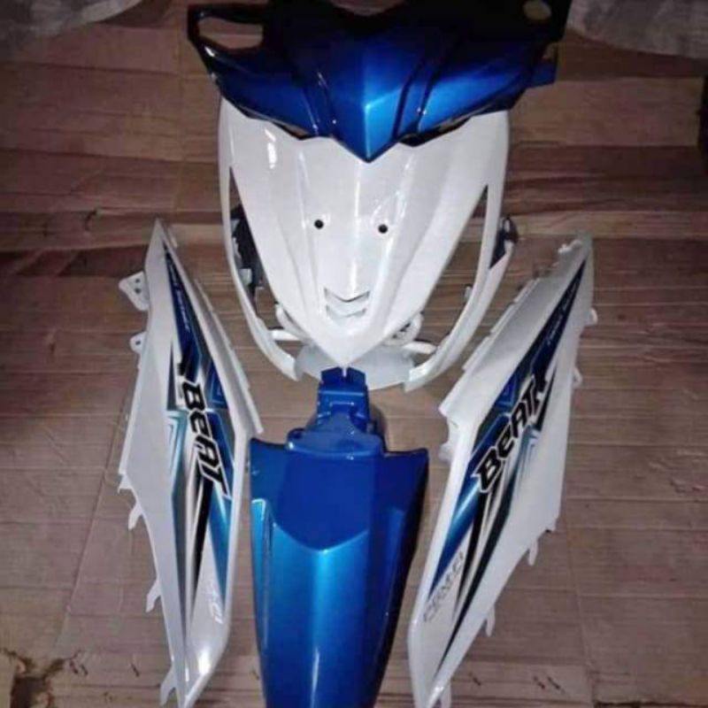 full set body halus Beat FI k25 kzr biru putih