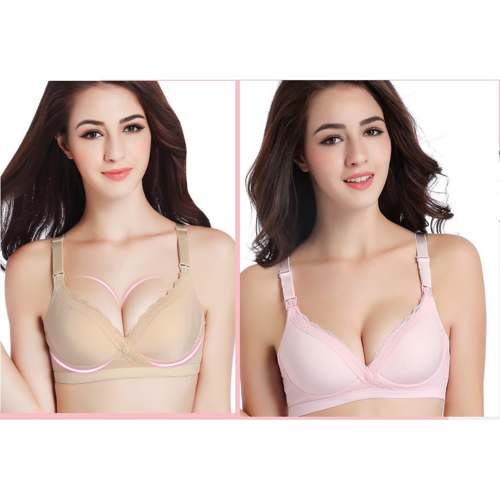 B07 Bra menyusui / nursing bra import warna glossy