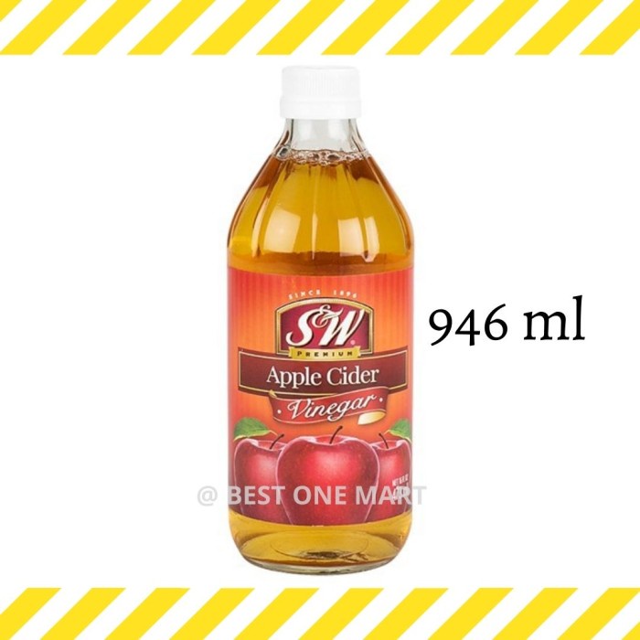 

Jual Cuka Apel S&W / Apple Cider Vinegar Sw 946 Ml