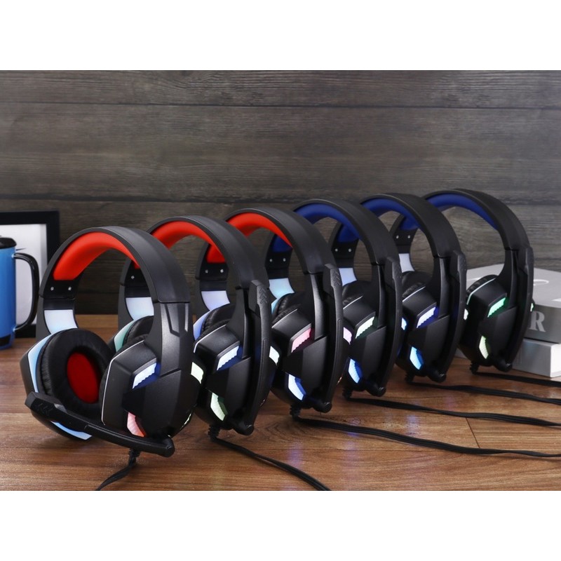 Headset Gaming Led kwalitas suara ngebass