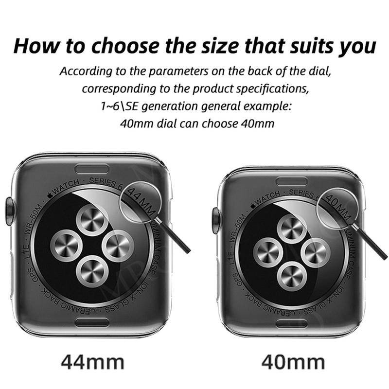 Screen Protector for Apple Watch Film 38MM 40MM 41MM 44MM 42MM 45MM Not Tempered Glass For Apple Watch Screen Protector Film 7 6 SE 5 4 3 2 1SE