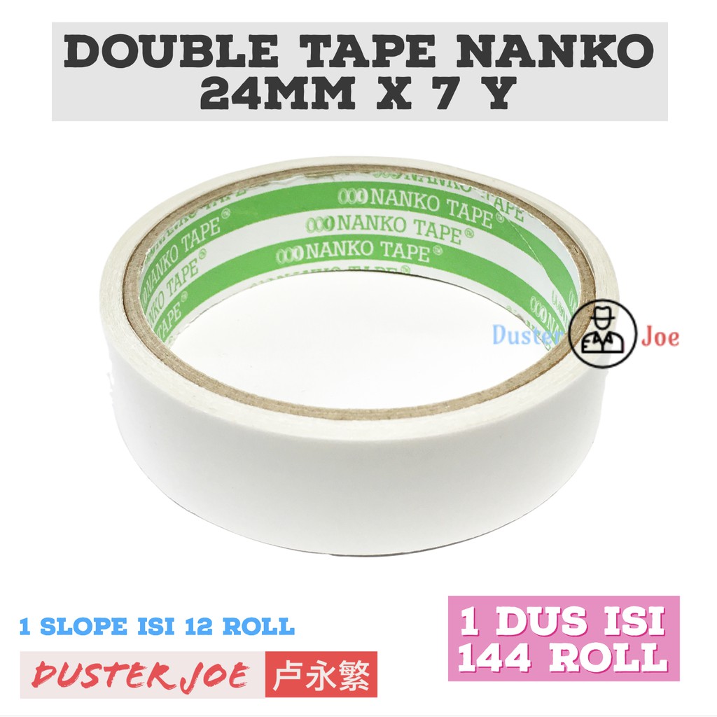 

Double Tape Nanko 1 inch 24mm x 7 Yard PER 1 ROL