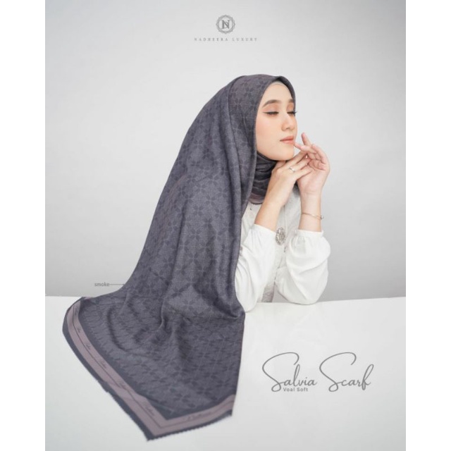 Salvia Scarf By Nadheera Luxury