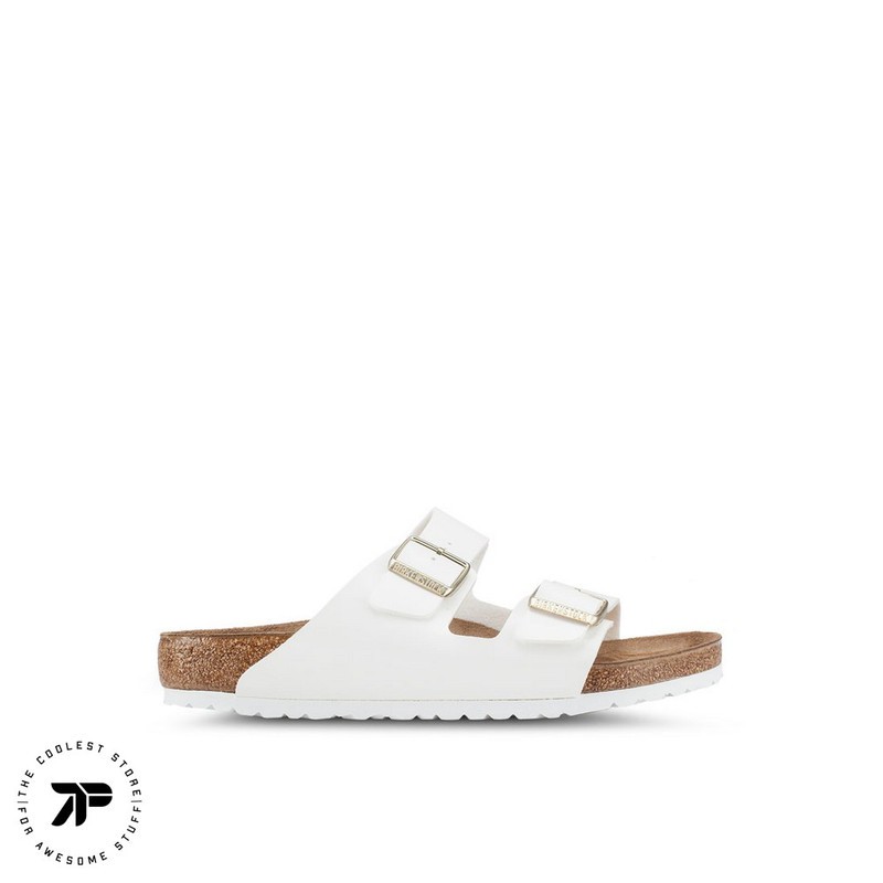 birkenstock arizona patent white