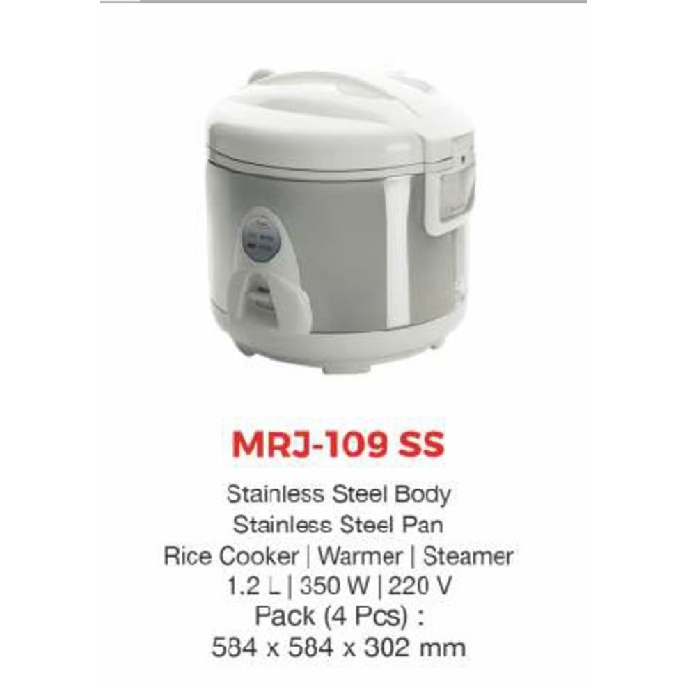 Rice cooker Maspion Magic Com 1.2lt EX 109 Murah GARANSI RESMI