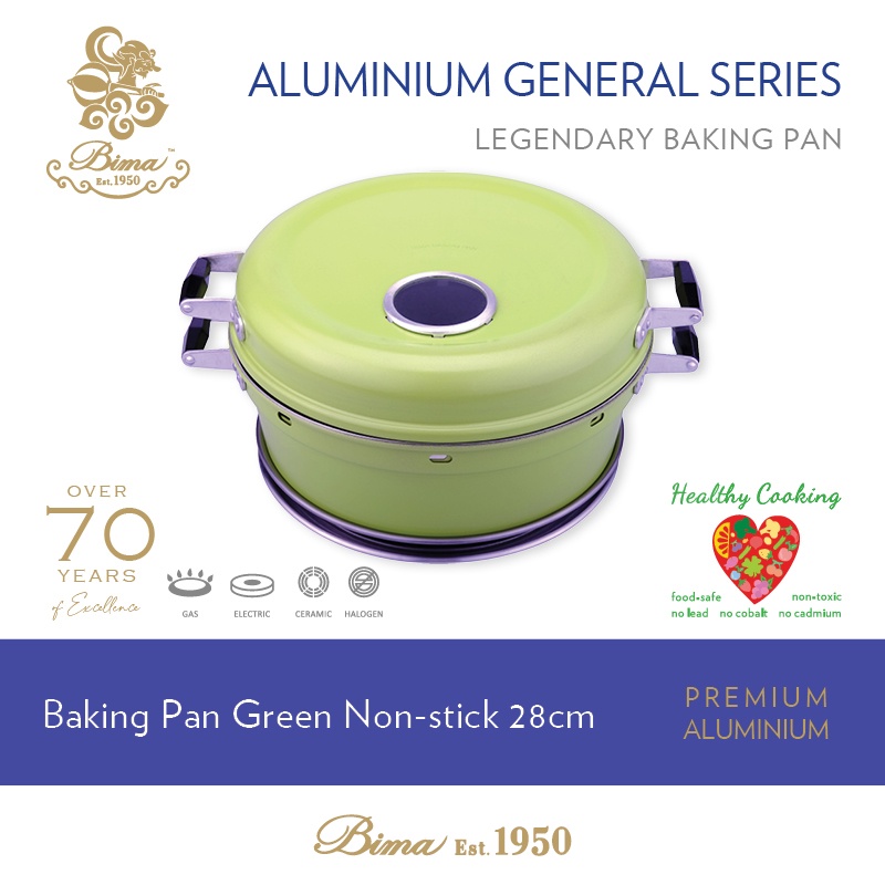 jual-bima-baking-pan-besar-green-colour-28cm-shopee-indonesia