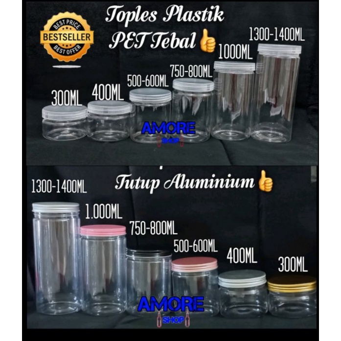 Jual Toples Tabung Silinder Jar Cylinder Premium 300ml 400ml 500ml 600ml 750ml 800ml 1000ml 7165